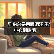 狗狗总是两眼泪汪汪？小心倒睫毛！（图3）