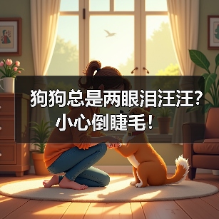 狗狗总是两眼泪汪汪？小心倒睫毛！（图4）