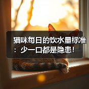 猫咪每日的饮水量标准：少一口都是隐患！（图4）
