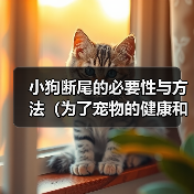 小狗断尾的必要性与方法（为了宠物的健康和安全，断尾是必要的）（图4）