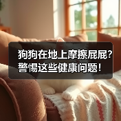 狗狗在地上摩擦屁屁？警惕这些健康问题！（图1）