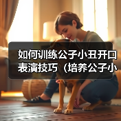 如何训练公子小丑开口表演技巧（培养公子小丑的口才，提升表演魅力）（图2）