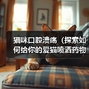 猫咪口腔溃疡（探索如何给你的爱猫喷洒药物，治疗和预防口腔溃疡）（图1）