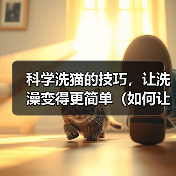 科学洗猫的技巧,让洗澡变得更简单(如何让猫咪在家中愉快地接受洗澡)(图2) 科学洗猫的技巧,让洗澡变得更简单(如何让猫咪在家中愉快地接受洗澡)(图2)