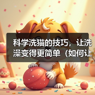 科学洗猫的技巧,让洗澡变得更简单(如何让猫咪在家中愉快地接受洗澡)(图3) 科学洗猫的技巧,让洗澡变得更简单(如何让猫咪在家中愉快地接受洗澡)(图3)