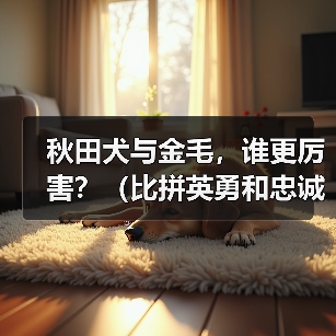 秋田犬与金毛,谁更厉害?(比拼英勇和忠诚,揭秘最优秀的犬种)(图1) 秋田犬与金毛,谁更厉害?(比拼英勇和忠诚,揭秘最优秀的犬种)(图1)