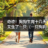 奇迹！狗狗生完十几天又生了一只（一只狗狗的惊人繁殖能力及其关键因素探析）（图2）