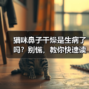 猫咪鼻子干燥是生病了吗？别慌，教你快速读懂原因（图2）