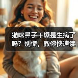 猫咪鼻子干燥是生病了吗？别慌，教你快速读懂原因（图3）