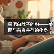 黑毛白肚子的狗——美丽与善良并存的化身（黑毛白肚子狗的特征及饲养指南）（图1）