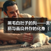黑毛白肚子的狗——美丽与善良并存的化身（黑毛白肚子狗的特征及饲养指南）（图4）