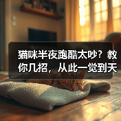 猫咪半夜跑酷太吵?教你几招,从此一觉到天亮!(图1) 猫咪半夜跑酷太吵?教你几招,从此一觉到天亮!(图1)