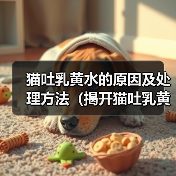 猫吐乳黄水的原因及处理方法(揭开猫吐乳黄水的谜团,助你更好照料爱宠)(图1) 猫吐乳黄水的原因及处理方法(揭开猫吐乳黄水的谜团,助你更好照料爱宠)(图1)