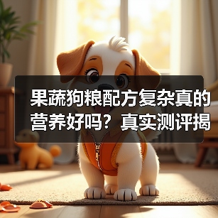 果蔬狗粮配方复杂真的营养好吗?真实测评揭秘(图1) 果蔬狗粮配方复杂真的营养好吗?真实测评揭秘(图1)