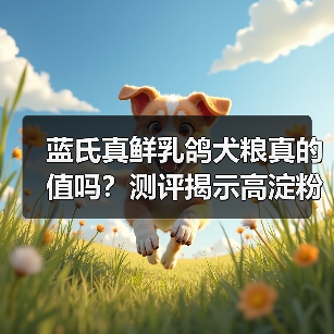 蓝氏真鲜乳鸽犬粮真的值吗?测评揭示高淀粉与致敏风险(图4) 蓝氏真鲜乳鸽犬粮真的值吗?测评揭示高淀粉与致敏风险(图4)