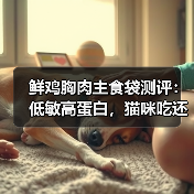 鲜鸡胸肉主食袋测评:低敏高蛋白,猫咪吃还划算吗?(图1) 鲜鸡胸肉主食袋测评:低敏高蛋白,猫咪吃还划算吗?(图1)