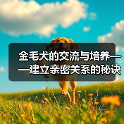 金毛犬的交流与培养——建立亲密关系的秘诀（打造理想金毛伙伴，从交流开始）（图1）