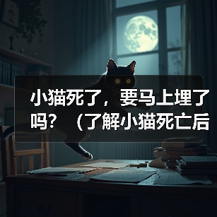 小猫死了，要马上埋了吗？（了解小猫死亡后的处理方式及其重要性）（图4）