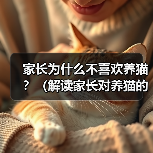 家长为什么不喜欢养猫?(解读家长对养猫的疑虑和顾虑)(图1) 家长为什么不喜欢养猫?(解读家长对养猫的疑虑和顾虑)(图1)