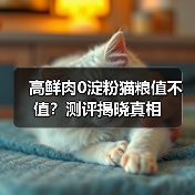高鲜肉0淀粉猫粮值不值?测评揭晓真相(图3) 高鲜肉0淀粉猫粮值不值?测评揭晓真相(图3)