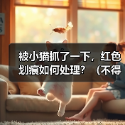 被小猫抓了一下,红色划痕如何处理?(不得不面对的“小猫袭击”,划痕修复你要学会!)(图4) 被小猫抓了一下,红色划痕如何处理?(不得不面对的“小猫袭击”,划痕修复你要学会!)(图4)