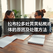 拉布拉多吐黄黄粘稠液体的原因及处理方法（拉布拉多吐黄黄粘稠液体可能是消化系统问题，需要及时诊治）（图1）