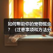 如何帮助你的宠物驱虫?(注意事项和方法分享)(图1) 如何帮助你的宠物驱虫?(注意事项和方法分享)(图1)