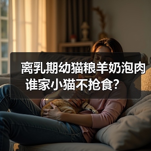离乳期幼猫粮羊奶泡肉谁家小猫不抢食？（图3）
