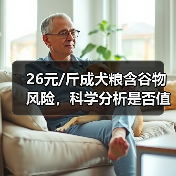 26元/斤成犬粮含谷物风险,科学分析是否值得购买?(图1) 26元/斤成犬粮含谷物风险,科学分析是否值得购买?(图1)