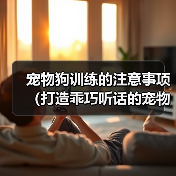 宠物狗训练的注意事项（打造乖巧听话的宠物狗）（图4）