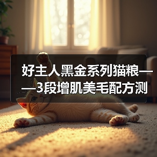 好主人黑金系列猫粮——3段增肌美毛配方测评(图4) 好主人黑金系列猫粮——3段增肌美毛配方测评(图4)