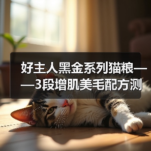 好主人黑金系列猫粮——3段增肌美毛配方测评(图2) 好主人黑金系列猫粮——3段增肌美毛配方测评(图2)
