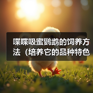 喋喋吸蜜鹦鹉的饲养方法（培养它的品种特色，让它成为你家的“明星鸟”）（图1）