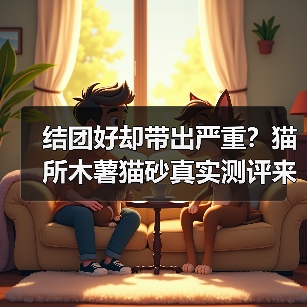 结团好却带出严重？猫所木薯猫砂真实测评来了！（图4）