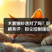 木薯猫砂选对了吗？聪颖测评：粉尘控制强但除臭需搭配（图3）