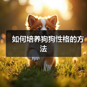 如何培养狗狗性格的方法(图4) 如何培养狗狗性格的方法(图4)