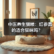中医养生猫粮:红参真的适合猫咪吗?(图3) 中医养生猫粮:红参真的适合猫咪吗?(图3)