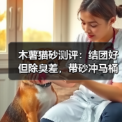 木薯猫砂测评:结团好但除臭差,带砂冲马桶要注意(图2) 木薯猫砂测评:结团好但除臭差,带砂冲马桶要注意(图2)