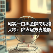 诚实一口黑金鲜肉烘焙犬粮:降火配方真能解决泪痕?检测报告缺失引担忧(图4) 诚实一口黑金鲜肉烘焙犬粮:降火配方真能解决泪痕?检测报告缺失引担忧(图4)