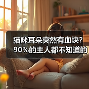 猫咪耳朵突然有血块?90%的主人都不知道的真相(图1) 猫咪耳朵突然有血块?90%的主人都不知道的真相(图1)