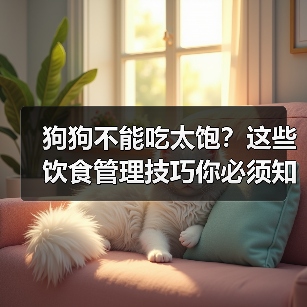 狗狗不能吃太饱?这些饮食管理技巧你必须知道!(图1) 狗狗不能吃太饱?这些饮食管理技巧你必须知道!(图1)