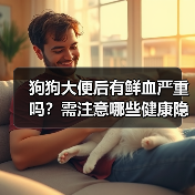 狗狗大便后有鲜血严重吗?需注意哪些健康隐患?(图2) 狗狗大便后有鲜血严重吗?需注意哪些健康隐患?(图2)