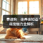 泰迪狗:谁养谁知道?萌宠魅力全解析(图2) 泰迪狗:谁养谁知道?萌宠魅力全解析(图2)