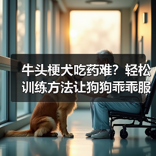 牛头梗犬吃药难?轻松训练方法让狗狗乖乖服药(图1) 牛头梗犬吃药难?轻松训练方法让狗狗乖乖服药(图1)