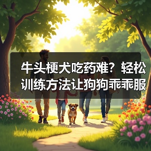 牛头梗犬吃药难?轻松训练方法让狗狗乖乖服药(图2) 牛头梗犬吃药难?轻松训练方法让狗狗乖乖服药(图2)