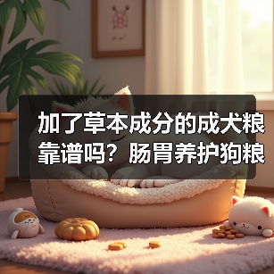 加了草本成分的成犬粮靠谱吗?肠胃养护狗粮测评(图1) 加了草本成分的成犬粮靠谱吗?肠胃养护狗粮测评(图1)