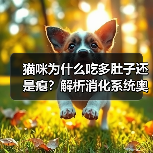 猫咪为什么吃多肚子还是瘪？解析消化系统奥秘（图1）