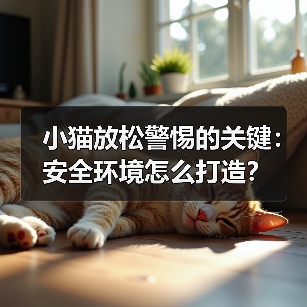 小猫放松警惕的关键:安全环境怎么打造?(图1) 小猫放松警惕的关键:安全环境怎么打造?(图1)