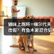 猫咪上厕所=喵尔代夫度假？有鱼木薯混合猫砂测评（图1）