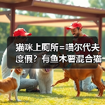 猫咪上厕所=喵尔代夫度假？有鱼木薯混合猫砂测评（图4）